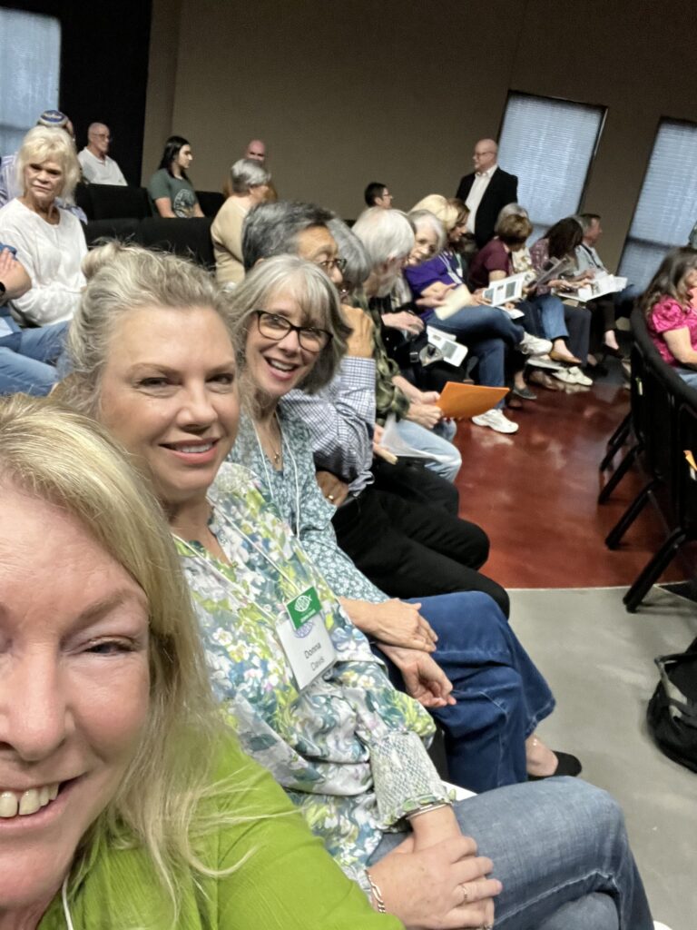 Enjoying Church service Sunday Morning at Livingston Methodist Church